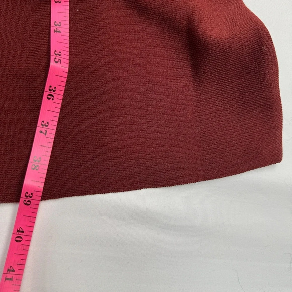 Bar III Midnight Bloom A-Line Mini Dress Womens Size XXL Rust Cold Shoulder NWT - Picture 8 of 10